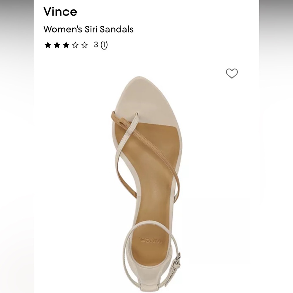 Vince Women's Siri Sandals USA 8M EUR 38.5 - Picture 10 of 14